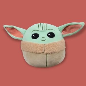 Squishmallows 10” Baby Yoda The Child Grogu Star Wars Mandalorian Plush KellyToy